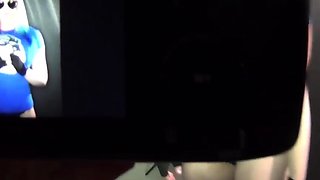 Blonde woman performs bj on dark skinned man