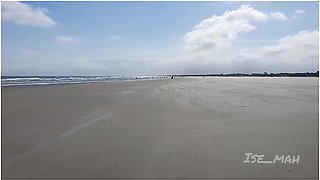 We Fucked On Public Beach, End Up Being Caught