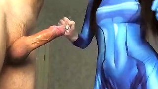 Hot Big Ass Babe Sucks Cock