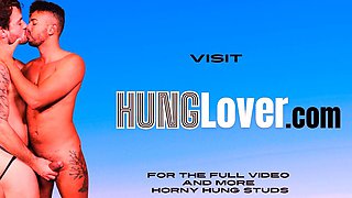 Lockerroom interracial fuck with hunks