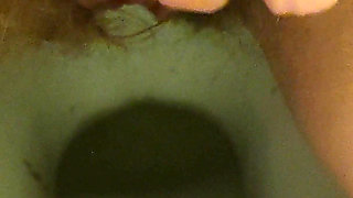 Tsss Pissing From Hairy Pussy in the Night Club 4K