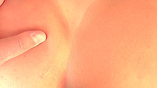 Queen Hotwife plugged in the ass and mistreating her Gentle Cuckold