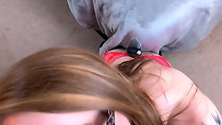 POV Stepmom Deepthroat Blowjob