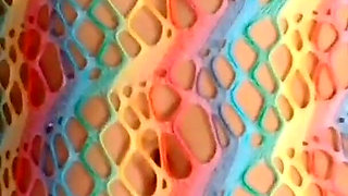 Gorgeous Bellealiz in Her Colorful Swimsuit