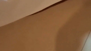 White Nylon Pantyhose Footjob - Soft Asian Feet Make Him Cum Hard