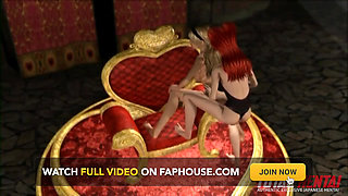 Alice in Wonderland - a XXX Parody - Scene 4 - Riding the Red Queen