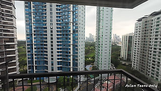 Sperm Dripping Out From Pussy After Getting Fucked on Washing Machine