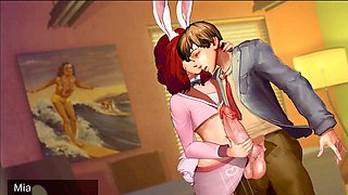 Cartoon fantasy with pedal pumping and some wild three-dimensional action featuring Loveskysan69real