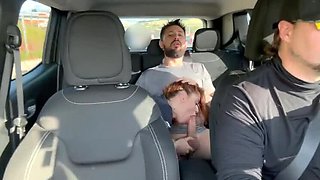 Uber Driver Watches Couple Fuck in Back Seat