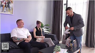 Italian Lessons Are Needed To Practice Double Anal Penetration. Dap With Sam Garro, Sasha Paige And Nicole Murkovski