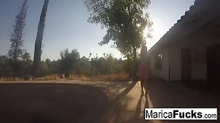 Marica Hase the house jacker gets some BBC from Chris Cock!