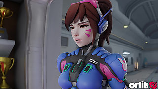 Mercy’s Romantic Dinner Gone Wrong - BBC Ruins Her Ass - 3D Overwatchanimation