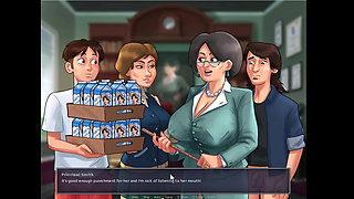 Summertime Saga - Jenny got pregnant - Diana gave me a handjob under the table - new science project is amazing FH