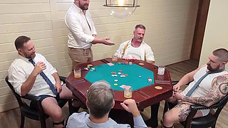 Poker Night Turns Into A Huge Bear Orgy