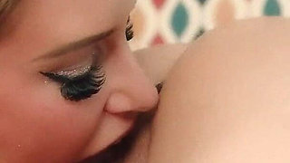 Blonde Lesbian Babes Quickie