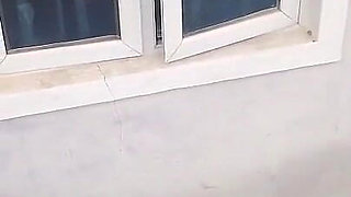 His Step Came to Her House and Wanted to Send Him for an Errand He Started Kissing Her and Fucked Her While She Do Her Exercise