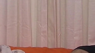Ebony Goddess Edges & Controls White Submissive in Femdom Session