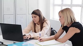 Math is fun when Rae Lil Black distracts her professor