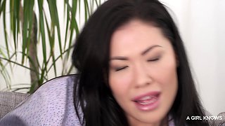 Asian beauty shares sensual lesbian moments filled with tender desire