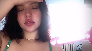 Real Sloppy Deepthroat + Dildo Fucking to Loud Orgasm