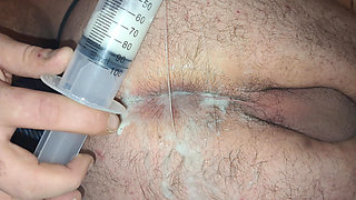 Fucking machine deep in my arse