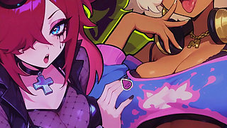 Sex-pop Demon Hunters Gameplay Part 1 - Lilian Enjoys His Rock Hard Cock