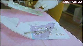 Tattoo Model Anuskatzz Gets Nipple Piercings While Anal Fuck Hardcore Extreme Rough Sex Bdsm Fetish