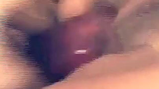 Two Fat Sluts with Hairy Pussy Masturbate with Double Dildo