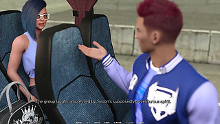 Taboo University - Hot Emo Girl Snacks All My Juicy Cum in a Bus