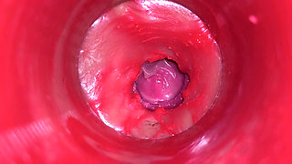 Camera Inside Pussy: Powerfull Cum in Pussy! Best Internal Asmr
