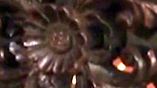 Redhead Deep Throats Gloryhole Dick During Confession
