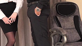 Dress Like a Slut? Angry Boss Destroys New Secretary's Ass