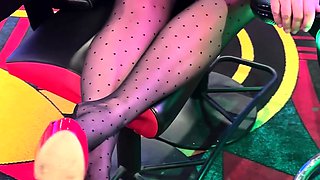 Maitresse Madelines solo foot fetish POV