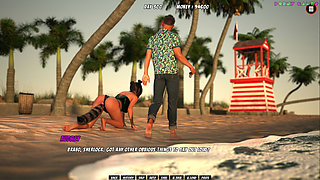 Lisa Total Investigation! by Dragofinder Studio - Diry Sex on the Beach, Cleaning a Buttplug with the Tongue 47