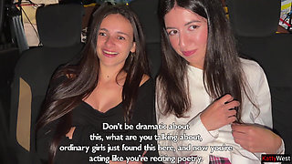 Pickup of College Girls in a Supermarket Ends in a Wild Party with Sex in All Holes