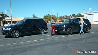 Chloe Cherry's Spoken Desire Ignites Blonde Passion