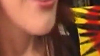Mature Brunette Devours Throbbing BBC in Sloppy Deepthroat Session