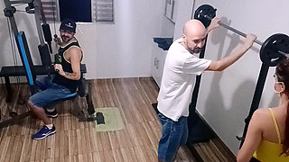 Wife cheating on her husband at the gym behind his back!