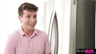 Delicious Katie Kush and Jay Romero - kitchen porn - Bratty Sis