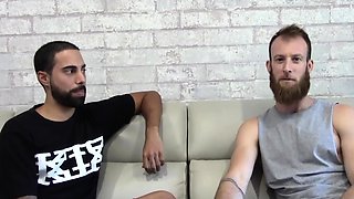 Bearded Top Tyla Dominates Lucas Narrow Aussie Asshole Raw