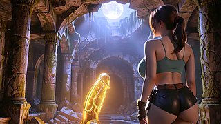 Temple Lust - AI Futanari Animation from Vyrisa