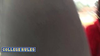 College rules - wild coeds submit a video with public displaying, car oral jobs, and steamy fantasies