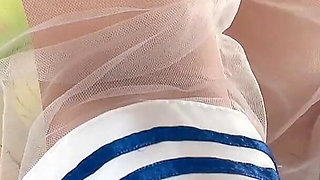 Wear Outfit Can See Throw Her Tit