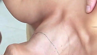 Sex with a Masseuse in Stockings and Robe in a Salon! Close-up Handjob, Cowgirl, Missionary