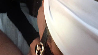 MILF in Sunglasses Gives POV Blowjob with Cumshot