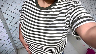 Arab Public Toilet Big Ass & Huge Boobs Hot Girl After College!