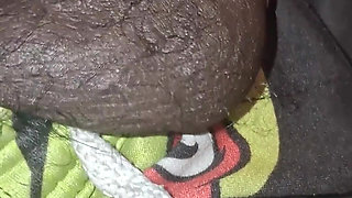 Up Close & Personal Huge Balls Massive Black Uncut Dick
