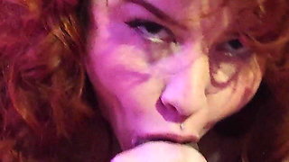 Private Dance Ends with Stripper Sucking on BBC and Getting a Cumshot