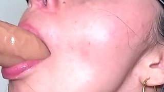 Playful Cowgirl Has Fun with a White Cock and Masturbates Until She Cums All Over