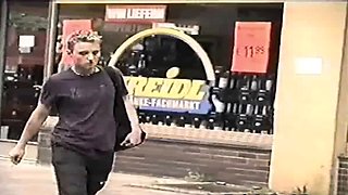 Retro jock gives head to his lover